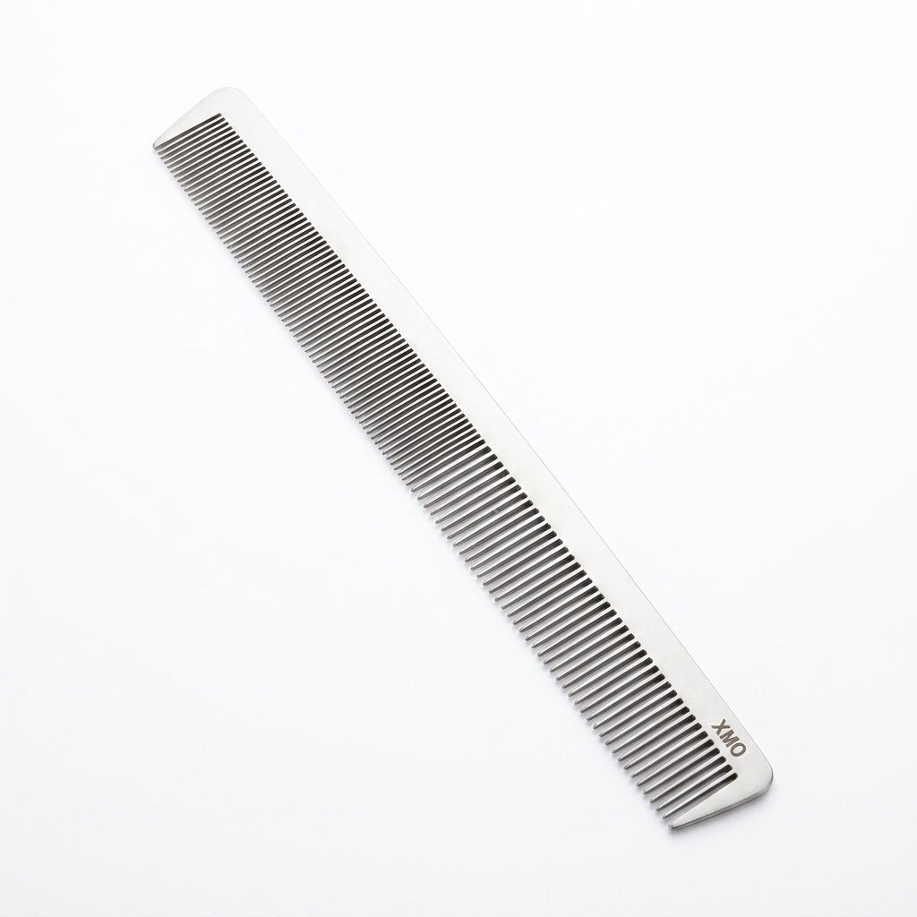 Brainbow 1PC Titanium Steel Comb Professional Salon Hair Hairdressing Anti-static Barbers Comb Ultra Thin Hair Brush for Men
